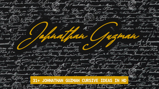 Johnathan Guzman name signatures